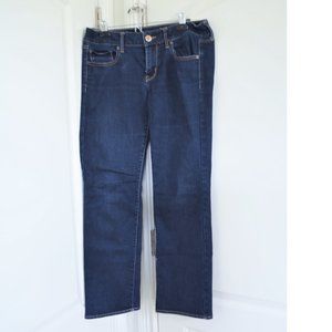 2 for $25!!! American Eagle Straight Leg Dark Wash Jeans, 12 short stretch